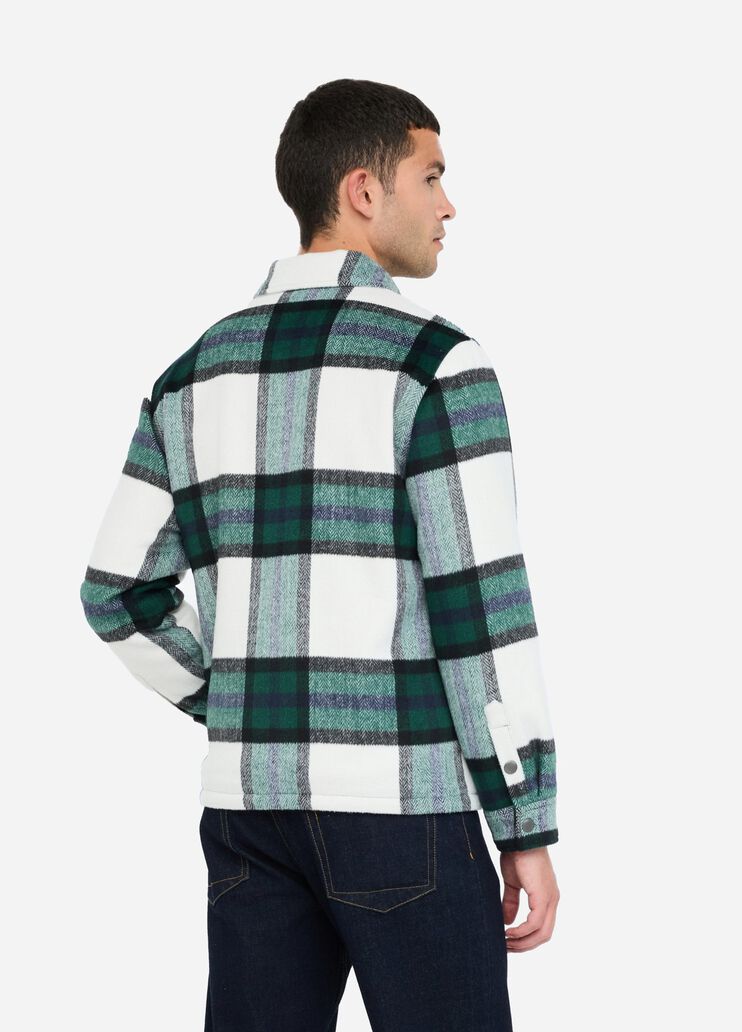 Chequered wool shacket green Liu Jo - large image number 1 Chequered wool shacket green Liu Jo - large image number 1