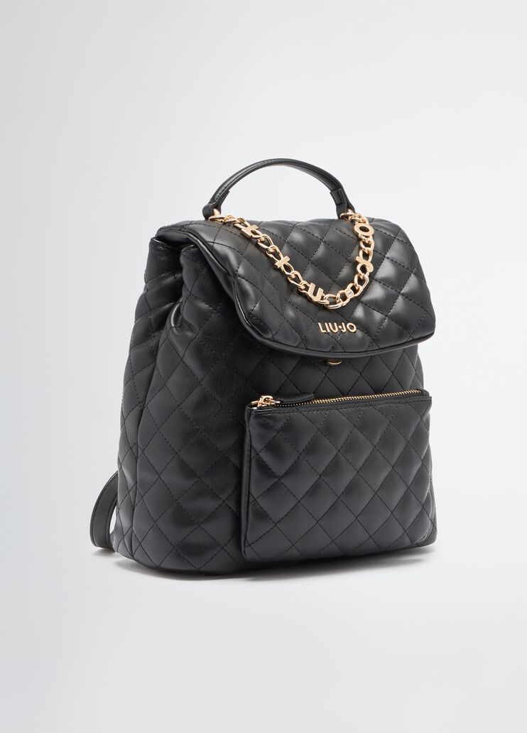Quilted black backpack black Liu Jo - large image number 2 Quilted black backpack black Liu Jo - large image number 2