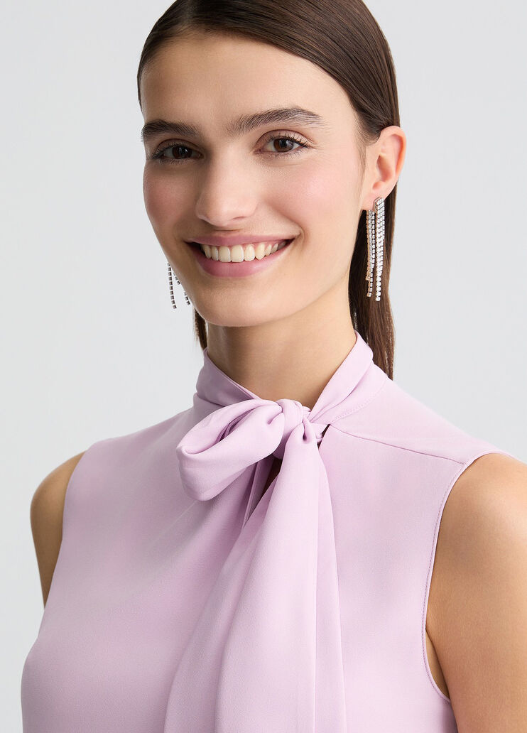 Top with scarf pink Liu Jo - large image number 2 Top with scarf pink Liu Jo - large image number 2