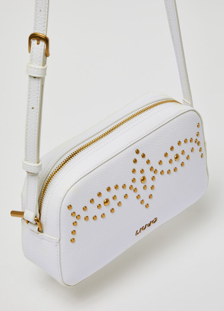 Сумка через плечо с заклёпками белый Liu Jo - large image number 3