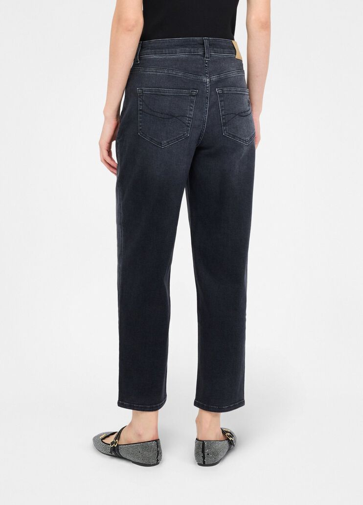 Carrot fit jeans black denim Liu Jo - large image number 1