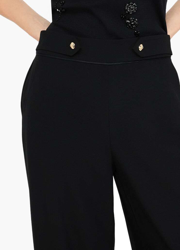 Cady crepe trousers black Liu Jo - large image number 4