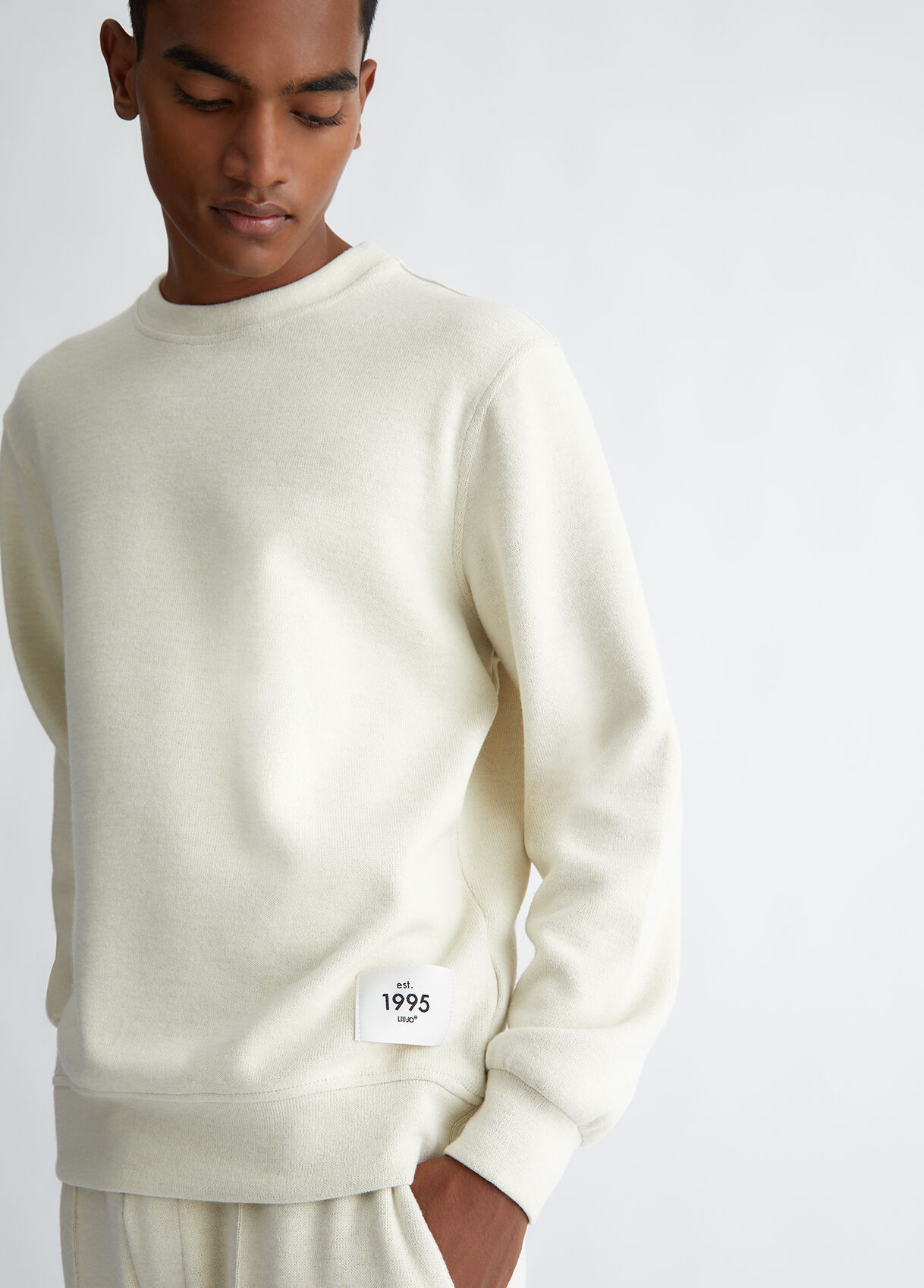 White sweatshirt