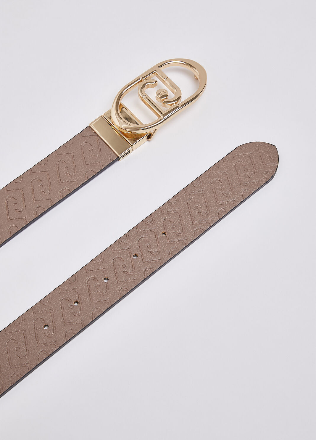 Belt reversible with logo mocha Liu Jo - large image number 5