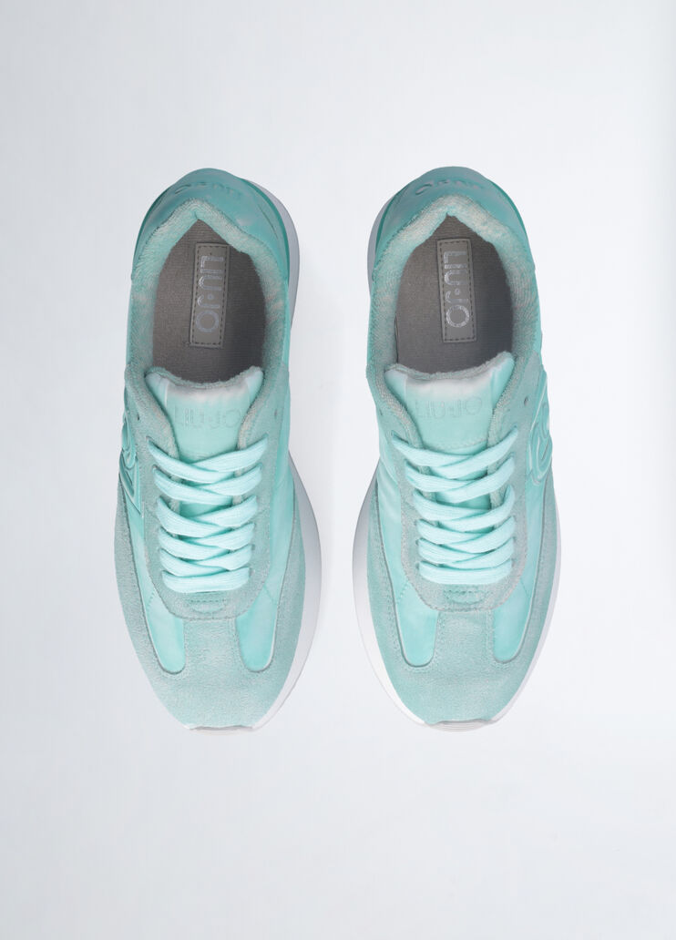 Faded platform sneakers Aqua Liu Jo - large image number 7 Faded platform sneakers Aqua Liu Jo - large image number 7