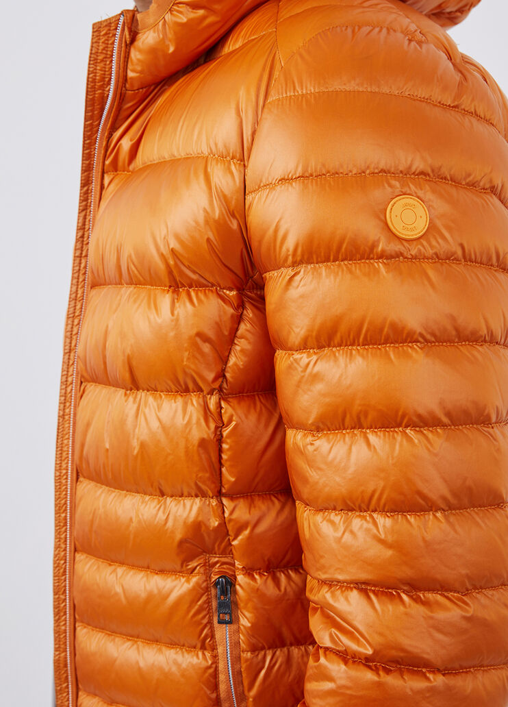 Hooded down jacket orange Liu Jo - large image number 2