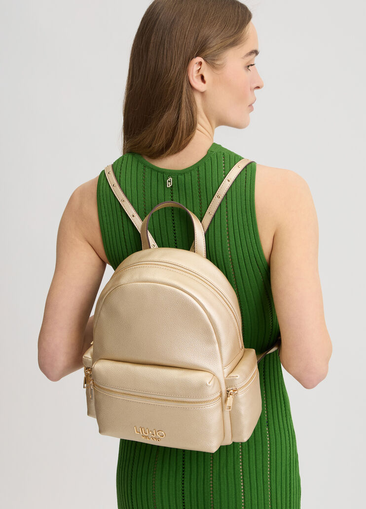 Gold backpack gold-colour Liu Jo - medium Gold backpack gold-colour Liu Jo - medium