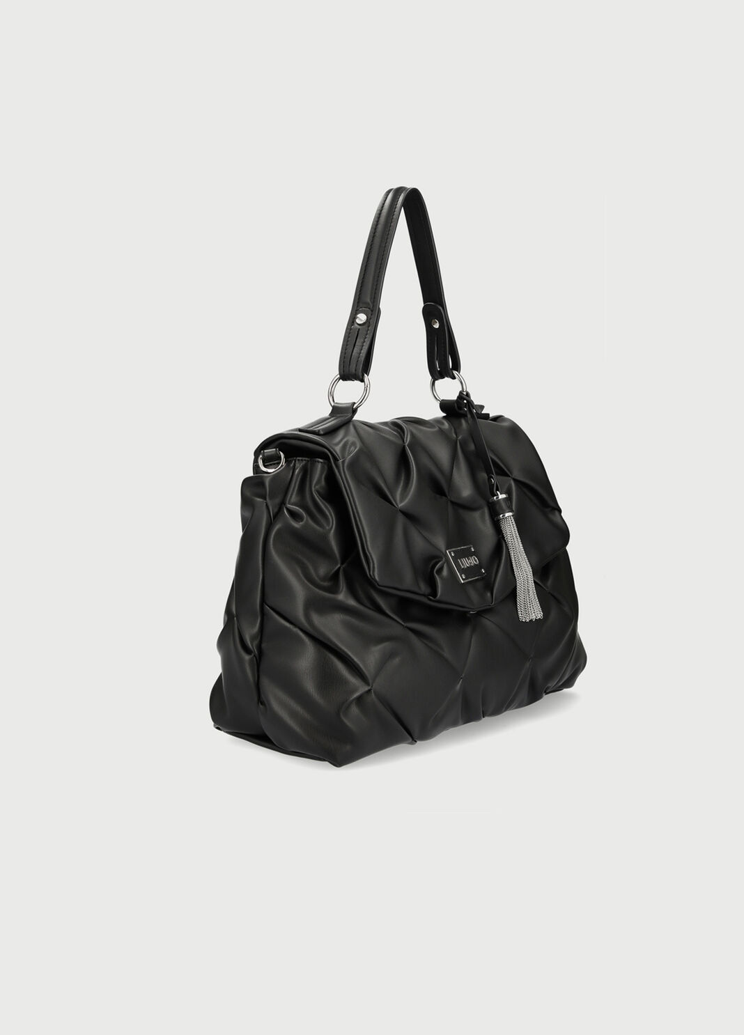 Handbag with logo Black Liu Jo - large image number 1