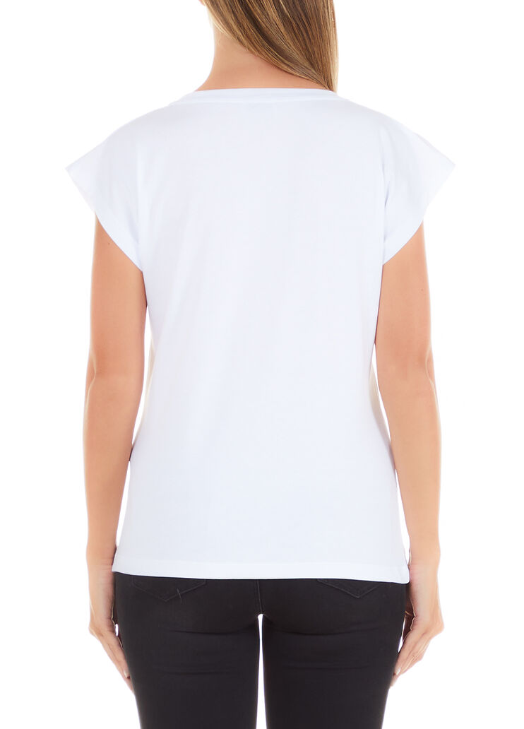 T-shirt con stampa città bianco verona Liu Jo - large image number 1 T-shirt con stampa città bianco verona Liu Jo - large image number 1