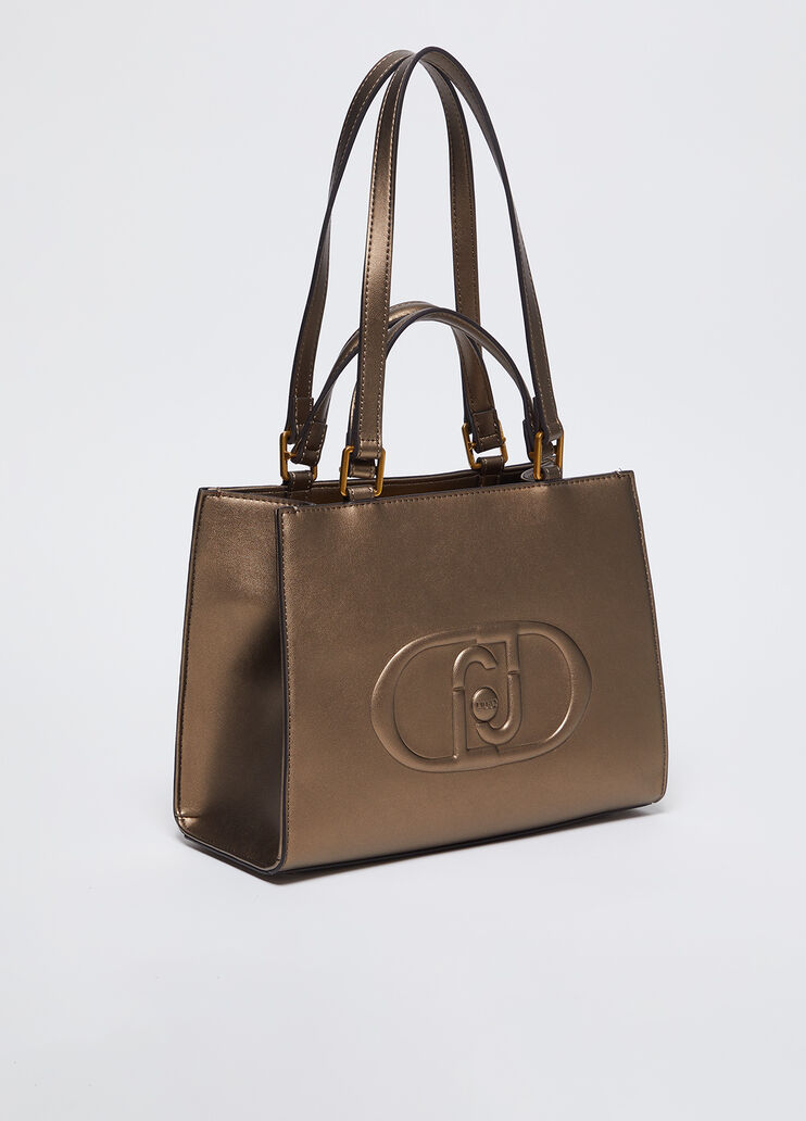 Kleiner Shopper mit Logo braun Liu Jo - medium Kleiner Shopper mit Logo braun Liu Jo - medium