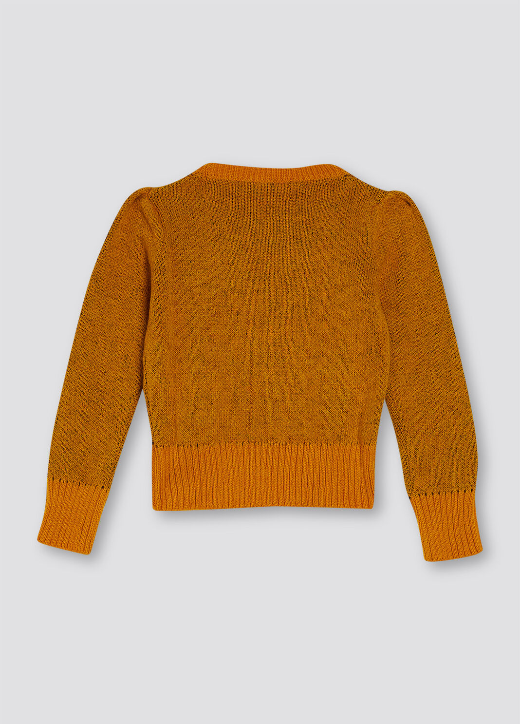 Pull jacquard avec inscription jaune et noir Liu Jo - large image number 1