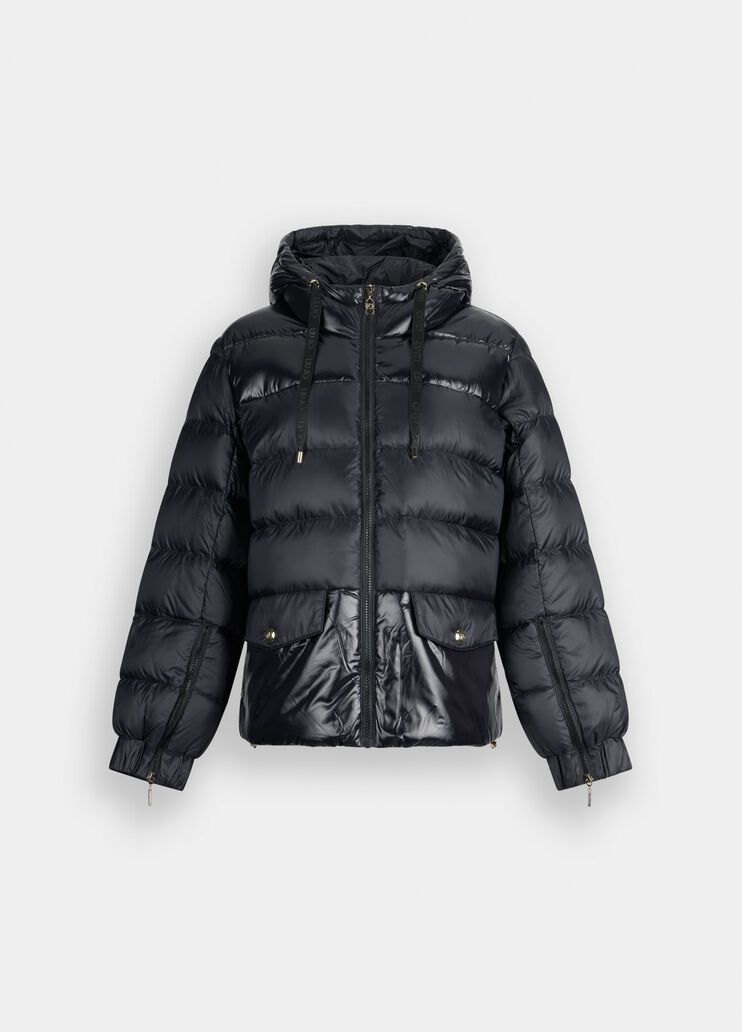 Jacke aus gestepptem Nylon Schwarz Liu Jo - large image number 6 Jacke aus gestepptem Nylon Schwarz Liu Jo - large image number 6