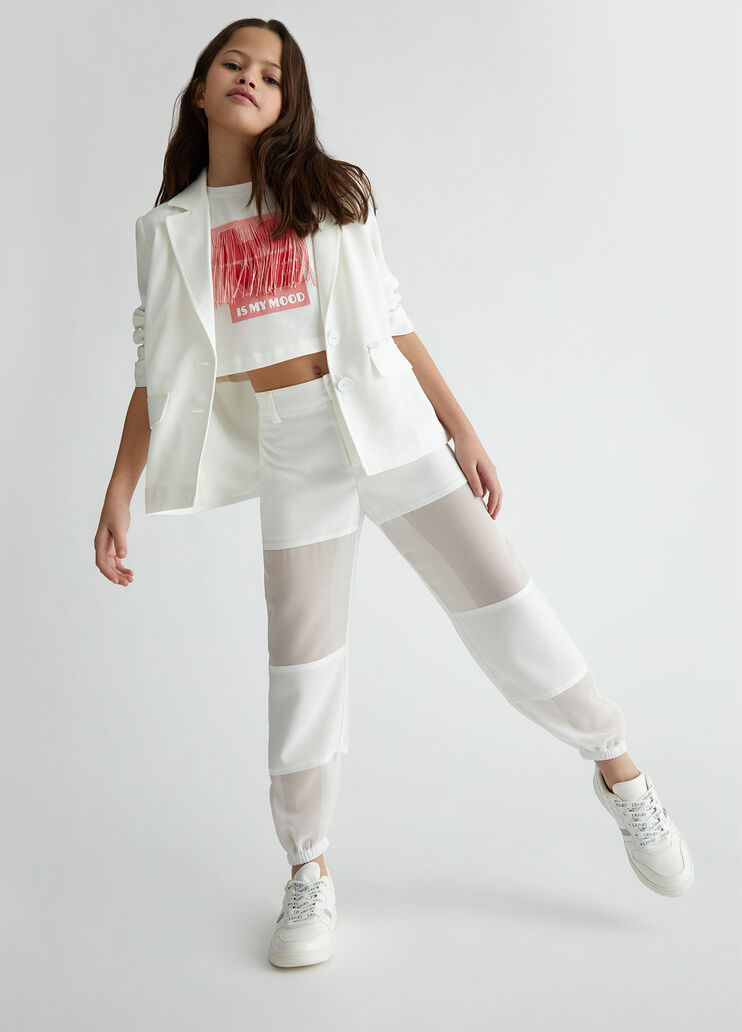 Single-breasted blazer white Liu Jo - medium Single-breasted blazer white Liu Jo - medium