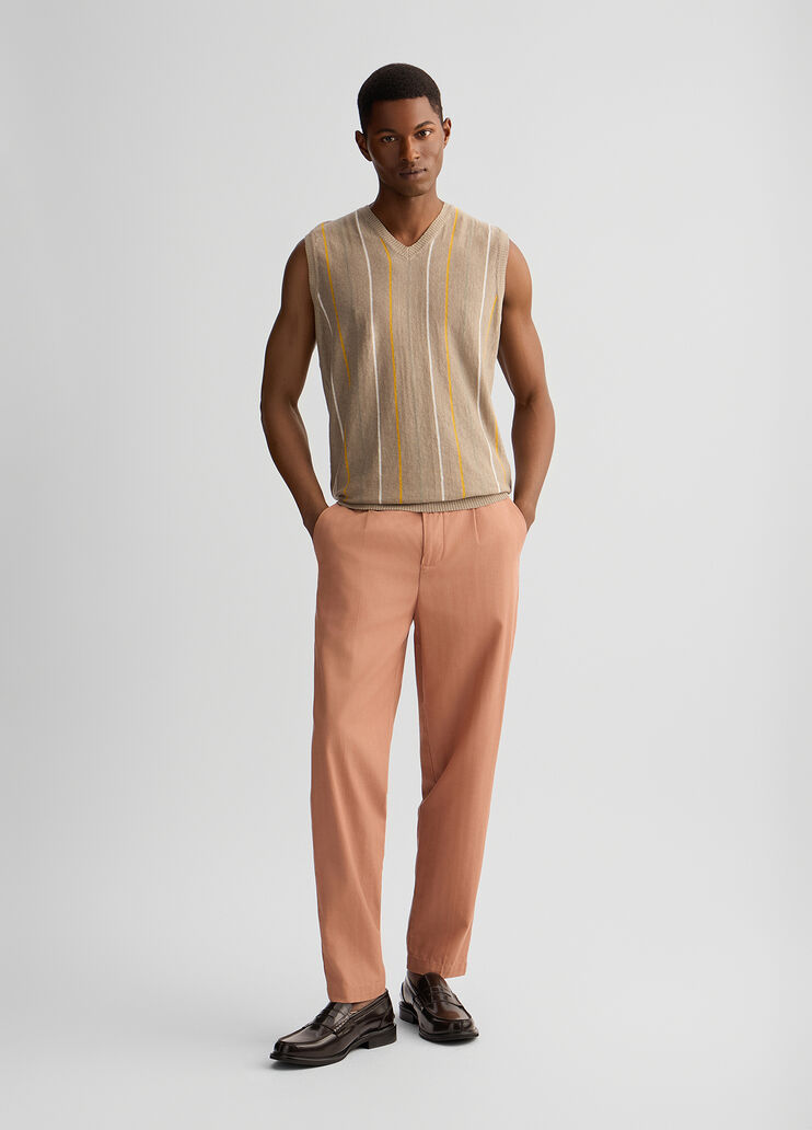 Linen and cotton vest Beige Liu Jo - medium Linen and cotton vest Beige Liu Jo - medium