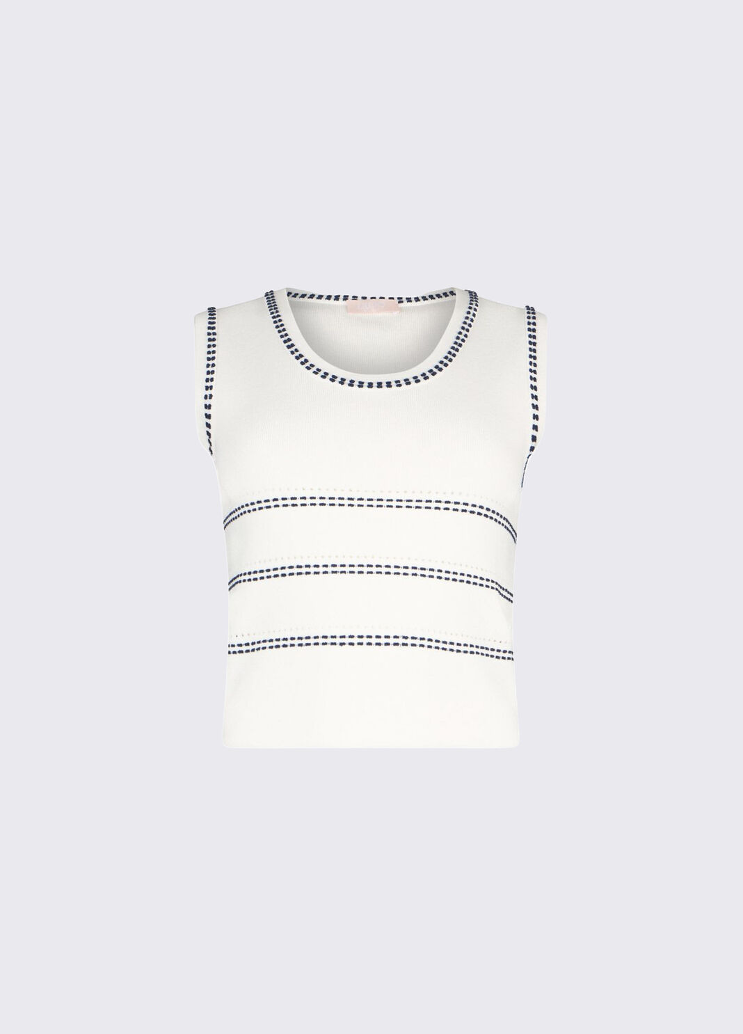 Stricktop Wei&szlig; Liu Jo - large image number 6