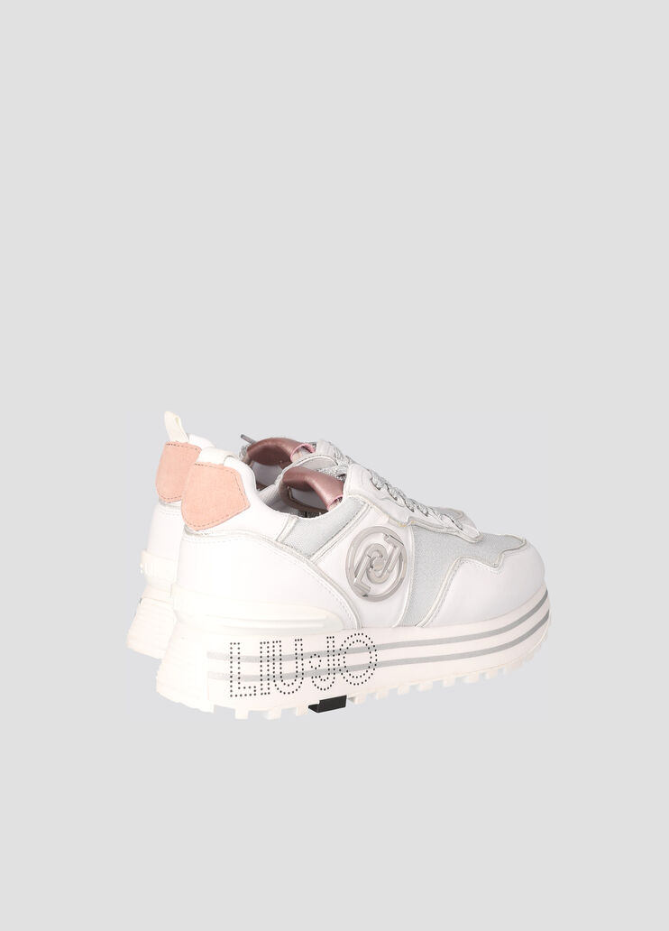 Leather sneakers with logo White Liu Jo - large image number 2 Leather sneakers with logo White Liu Jo - large image number 2