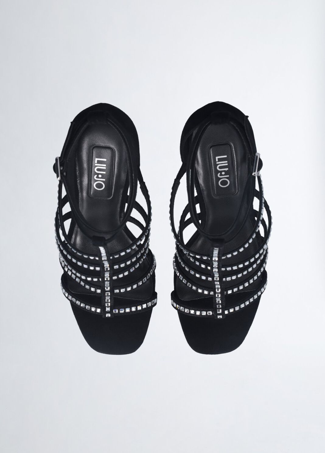 Sandals with branded heel black Liu Jo - large image number 11