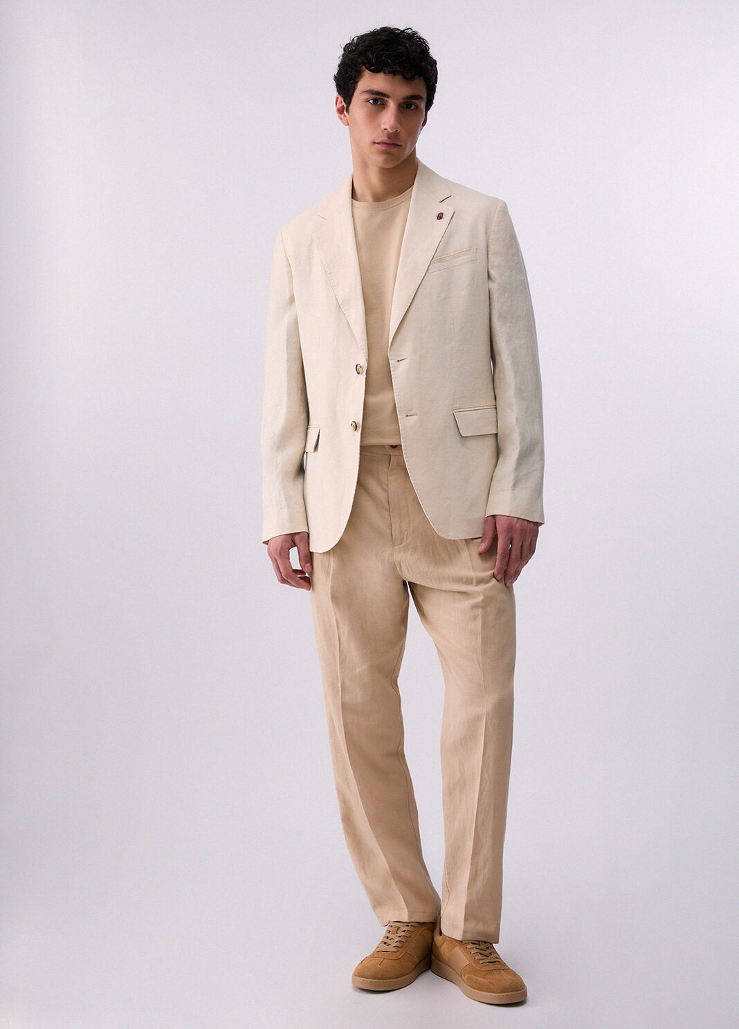 Chinohose aus Leinengemisch Beige Liu Jo - large image number 5