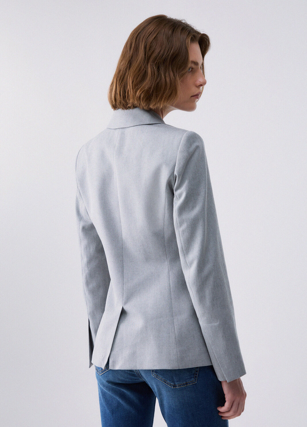 Blazer with tie grey Liu Jo - large image number 1
