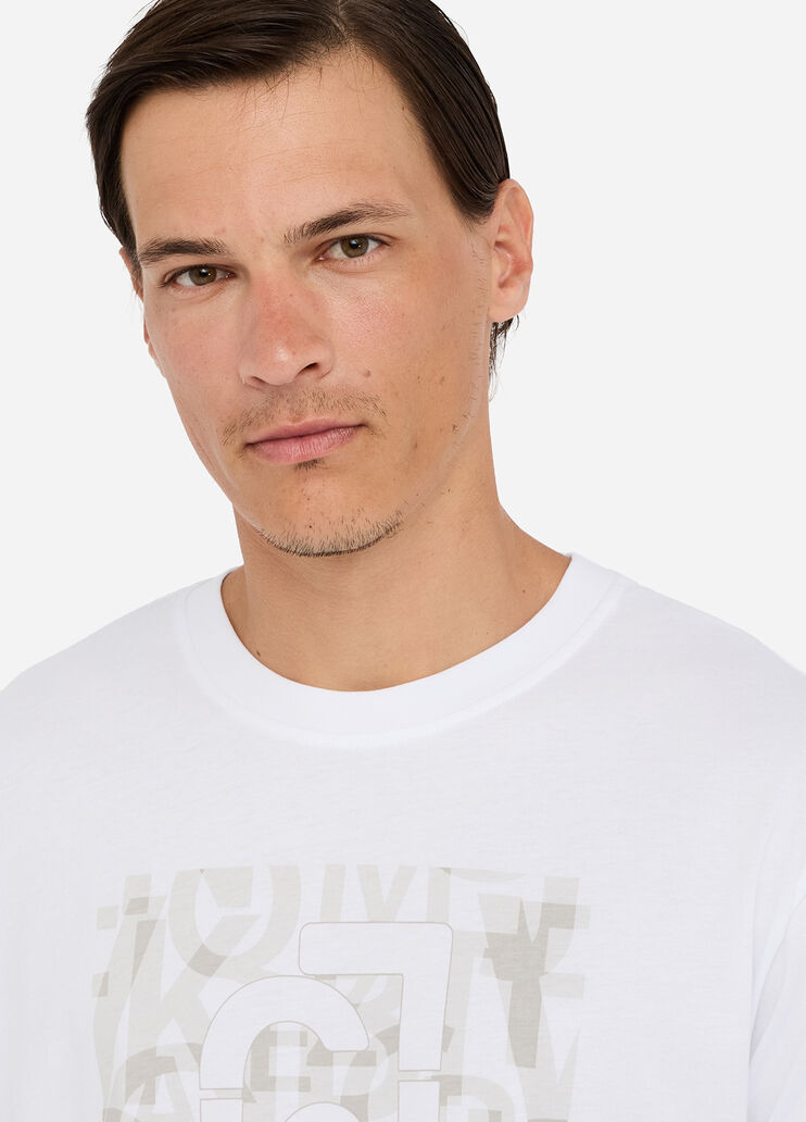 T-Shirt aus Baumwolle mit Logo Weiß Liu Jo - large image number 2