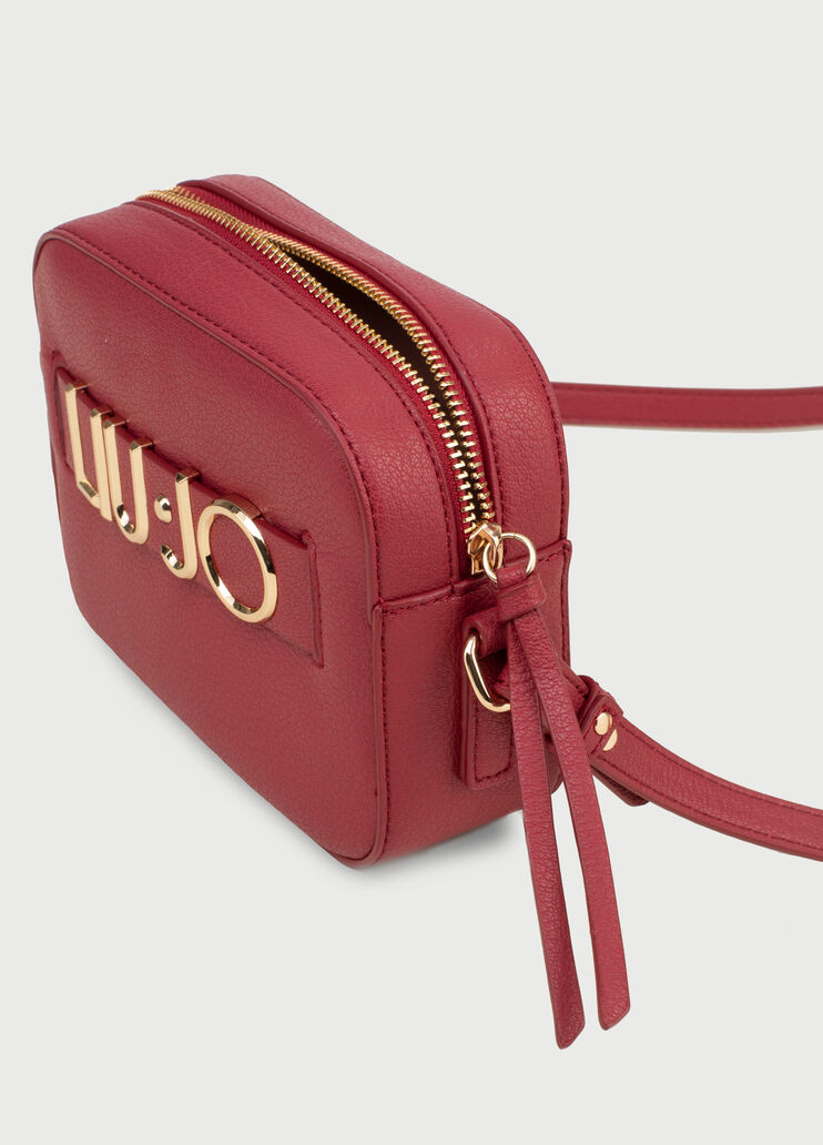 Crossbody bag with logo Cherry Red Liu Jo - large image number 4