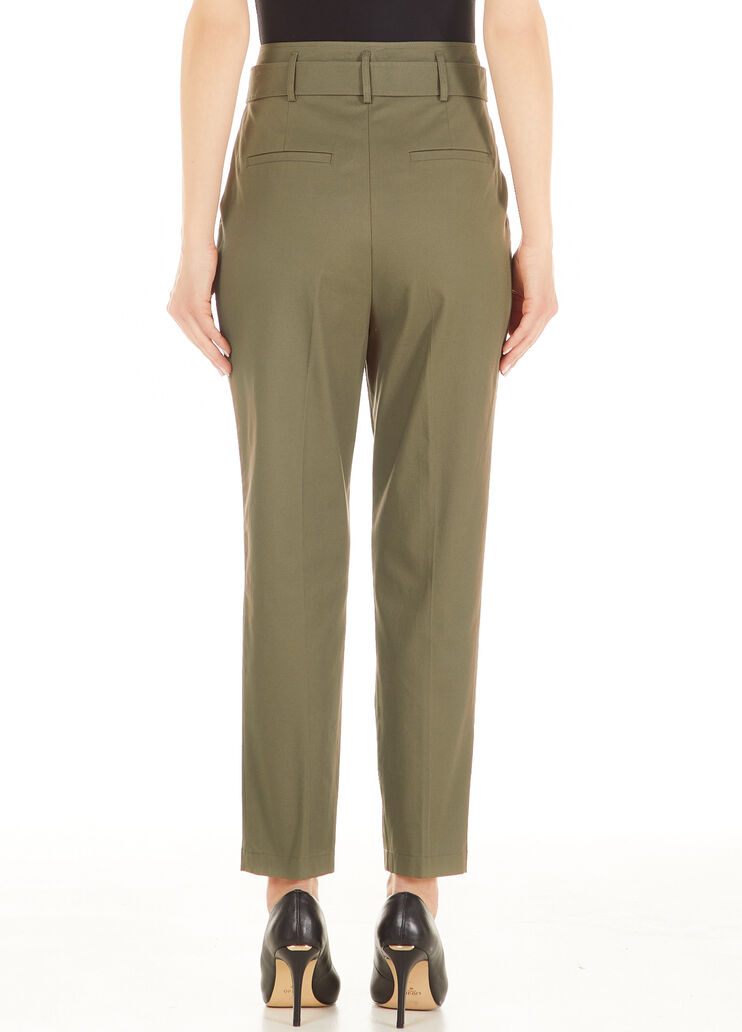 Trousers with belt Green Liu Jo - large image number 1