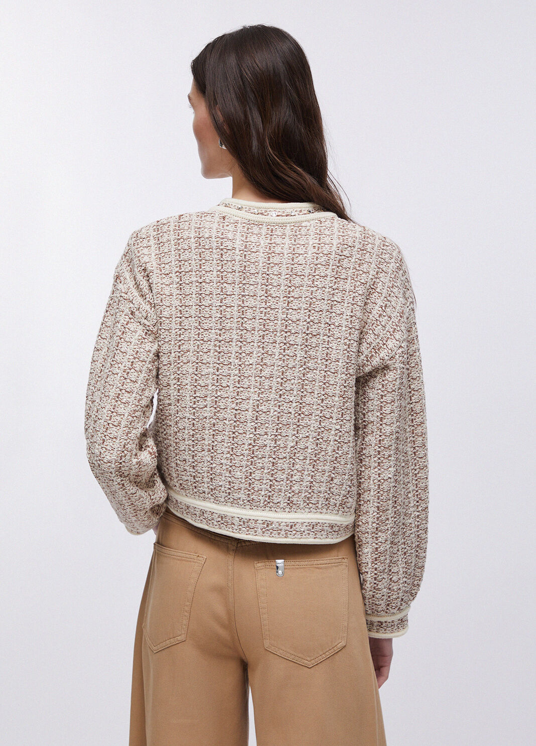 Strickjacke Beige Liu Jo - large image number 1
