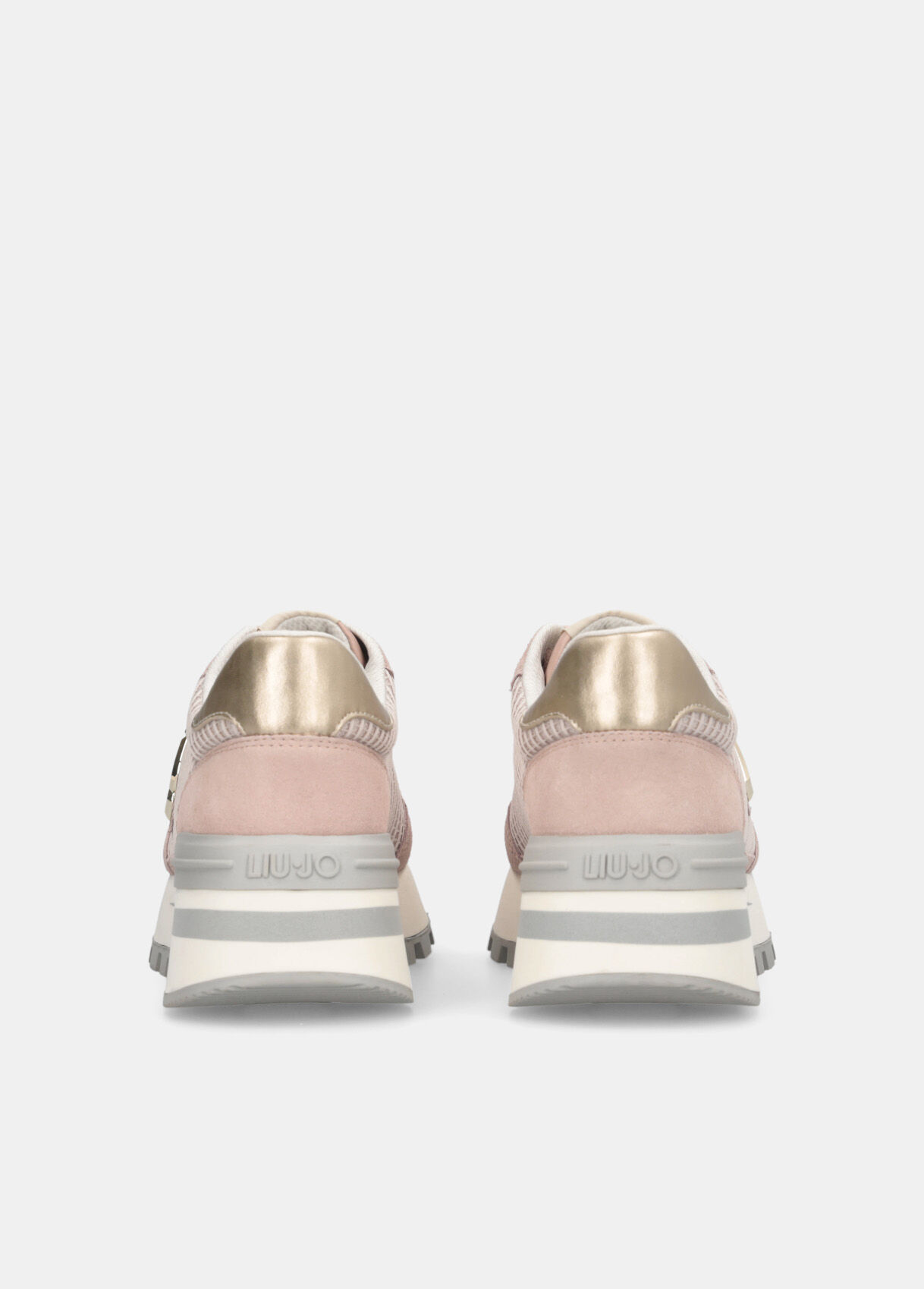 Suede and mesh sneakers colour nude | Liu Jo Suede and mesh sneakers colour nude | Liu Jo