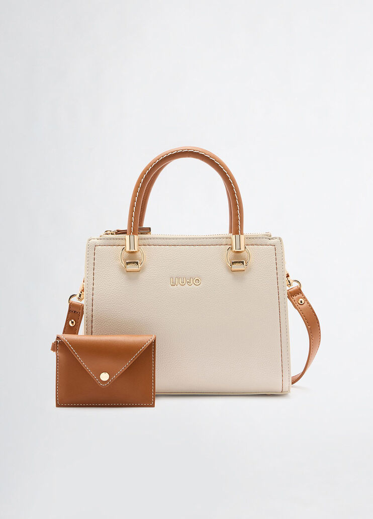 Small bag with clutch bag white Liu Jo - medium Small bag with clutch bag white Liu Jo - medium