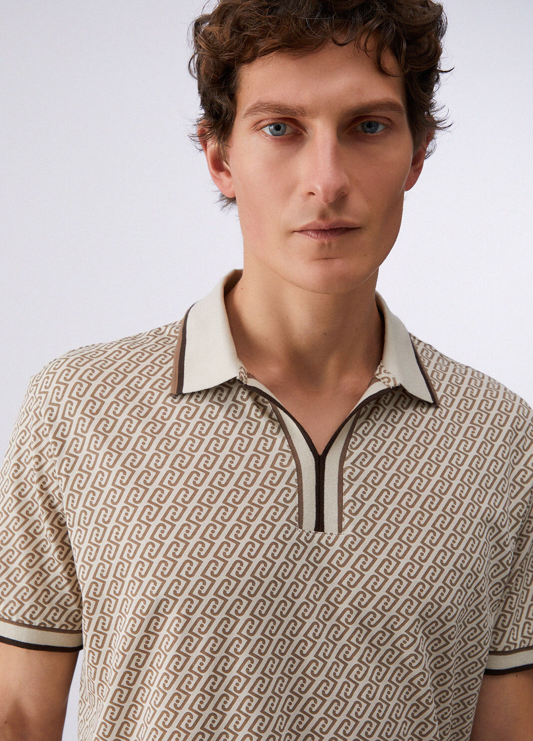 Polo-shirt with all-over logo green Liu Jo - large image number 4