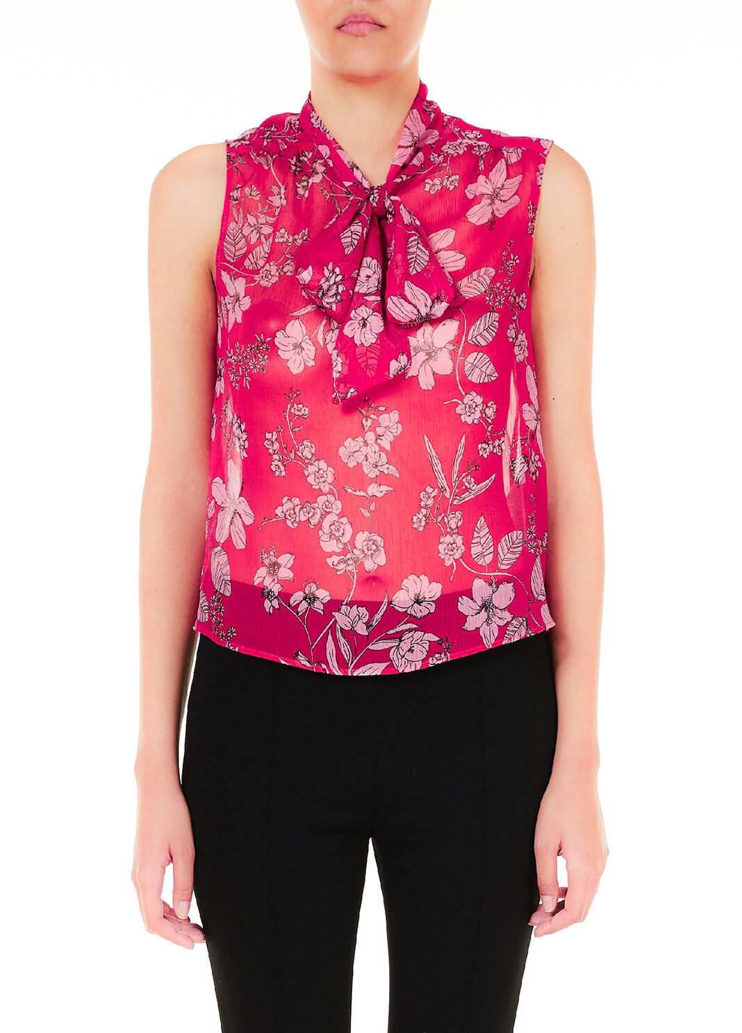 Top con fiocco Fuxia Liu Jo - large image number 0