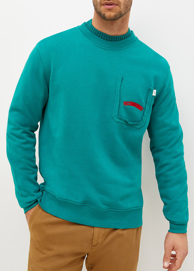 Sweatshirt mit Print 1995 Grün Liu Jo - large image number 0 Sweatshirt mit Print 1995 Grün Liu Jo - large image number 0