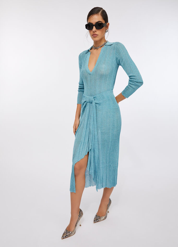 Jupe en maille Lurex® vert d'eau Liu Jo - large image number 3