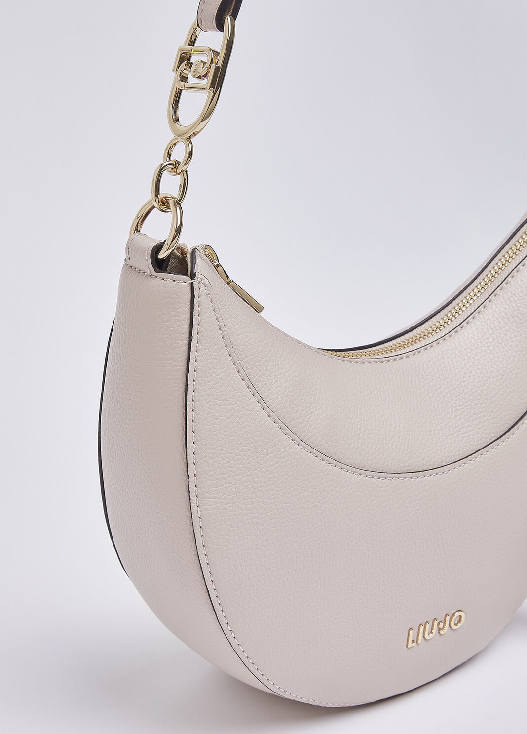 Mittelgro&szlig;e Hobobag Rosa-Beige Liu Jo - large image number 2