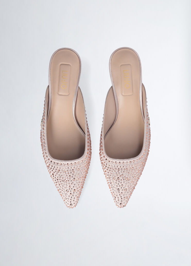 Full rhinestone mules pink Liu Jo - large image number 4 Full rhinestone mules pink Liu Jo - large image number 4