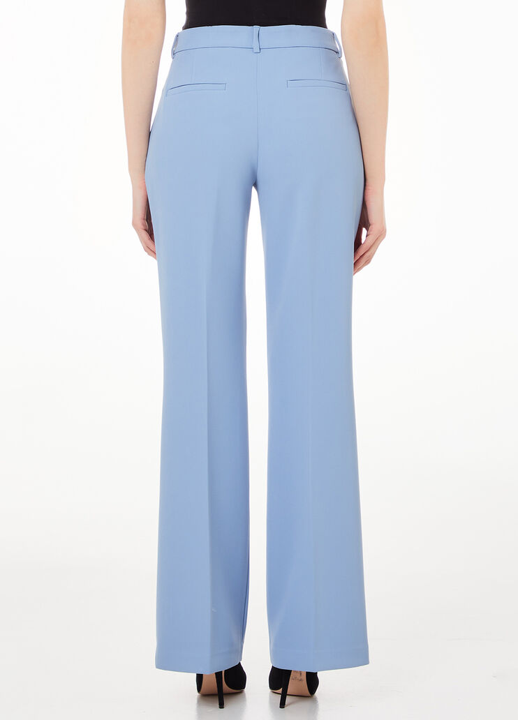 Flare-Hose aus Crêpe azurblau Liu Jo - medium Flare-Hose aus Crêpe azurblau Liu Jo - medium
