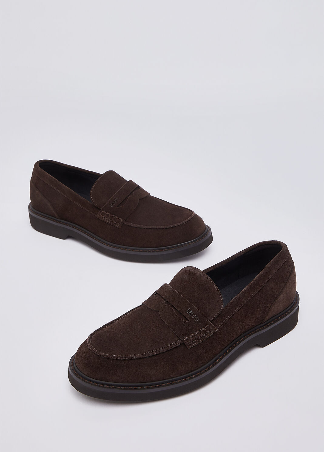 Men's suede loafers brown Liu Jo - large image number 7