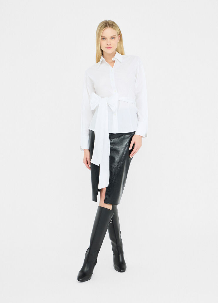 Shirt with jewel embroidery white Liu Jo - large image number 5 Shirt with jewel embroidery white Liu Jo - large image number 5