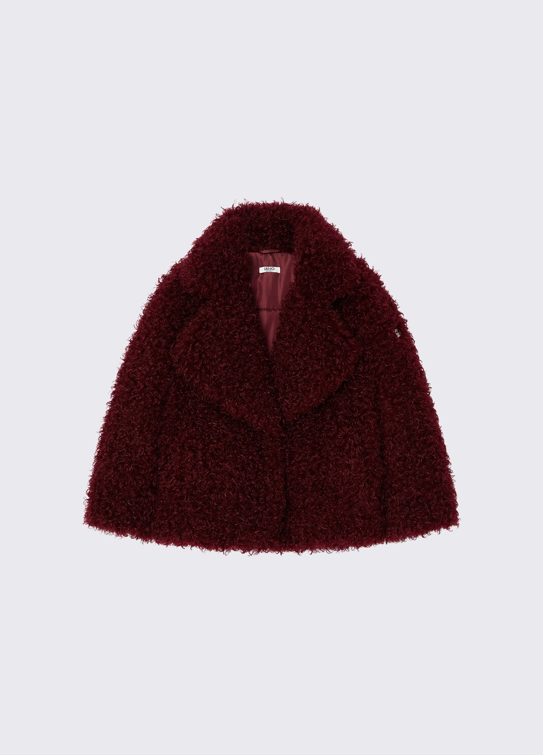 Teddy Coat dark red Liu Jo - large image number 2