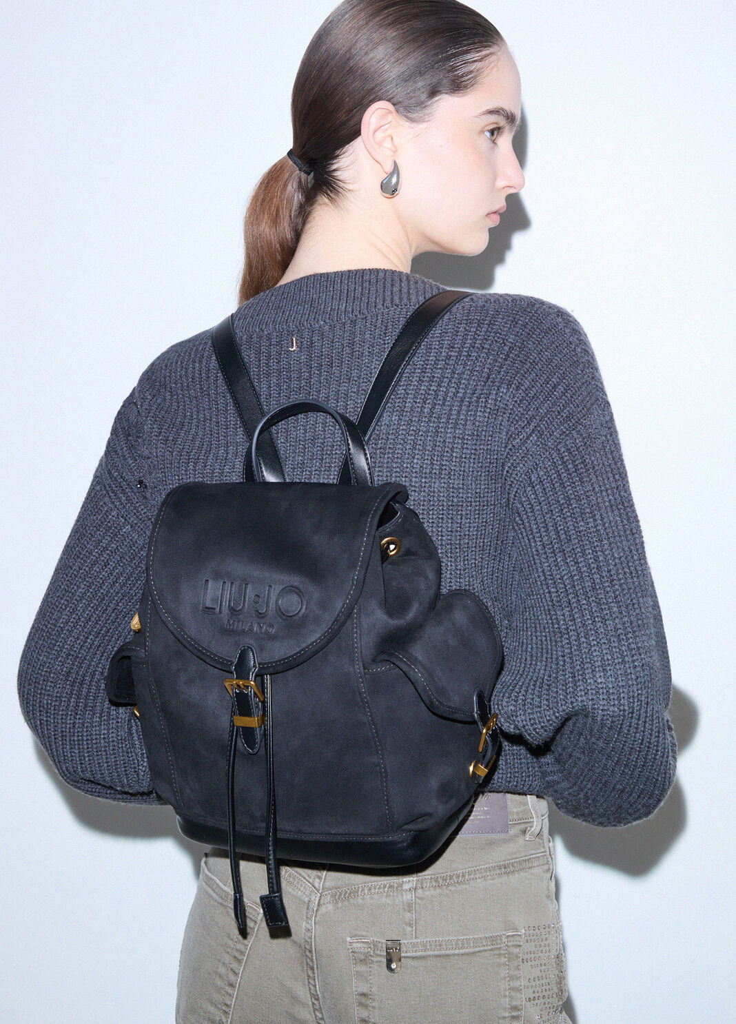 Rucksack aus Mikrofaser schwarz Liu Jo - large image number 0