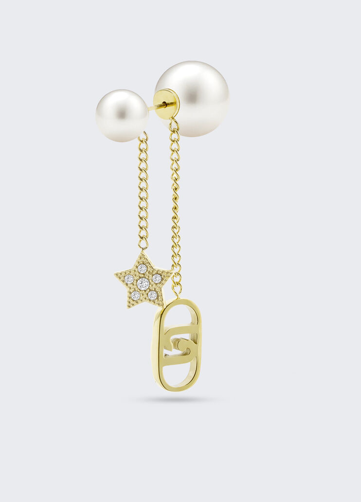 Earrings with synthetic pearls gold Liu Jo - large image number 2 Earrings with synthetic pearls gold Liu Jo - large image number 2