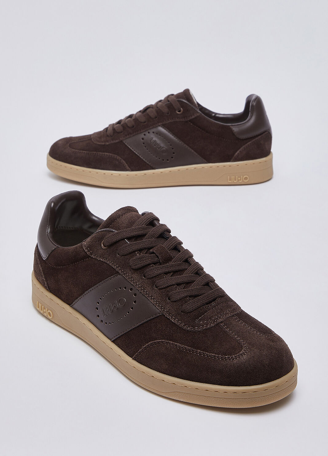 Herren-Sneaker aus Wildleder Dunkelbraun Liu Jo - large image number 7