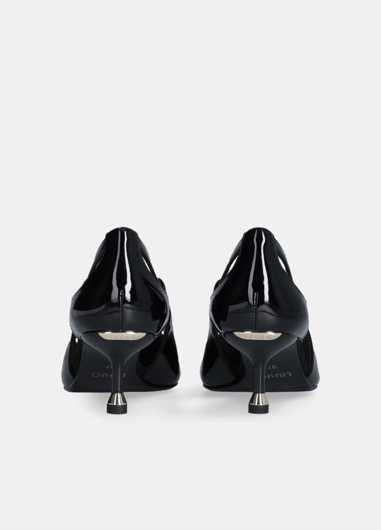 Escarpins en vernis avec découpe noir Liu Jo - large image number 7