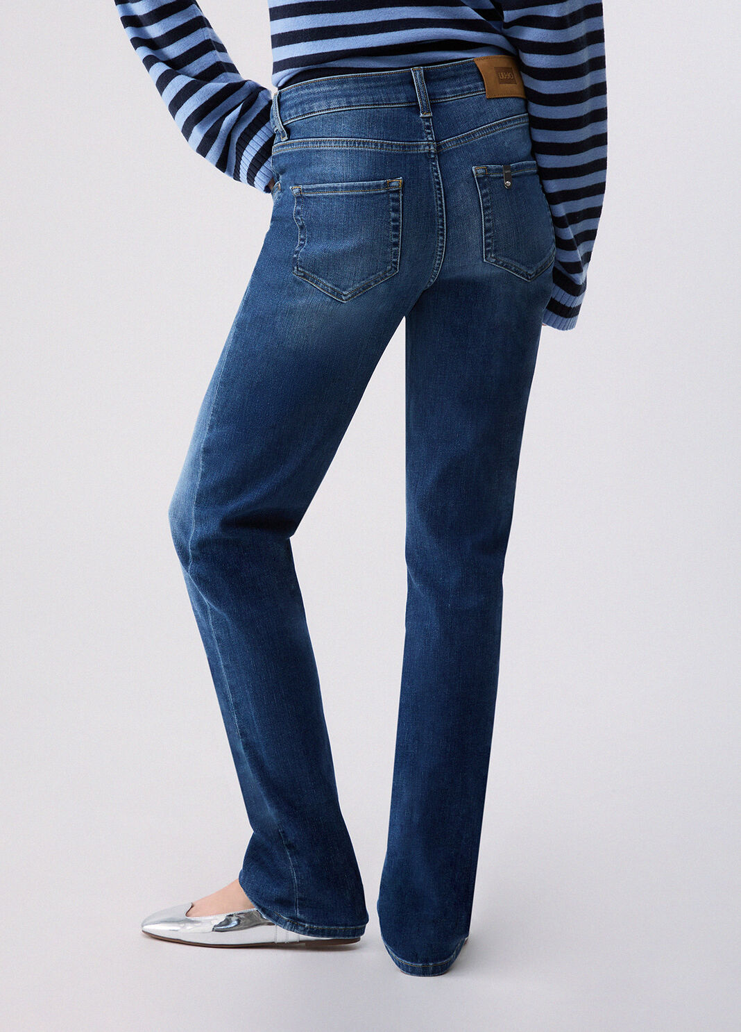 Straight Jeans Amazing Fit dark blue denim Liu Jo - large image number 1