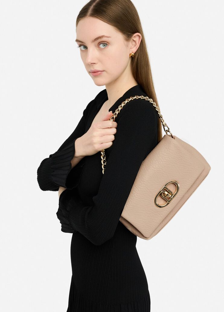 Medium LaPuffy bag beige Liu Jo - medium