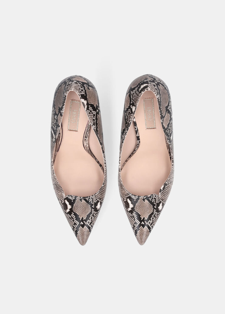 Snakeskin-print court shoes rope Liu Jo - large image number 4