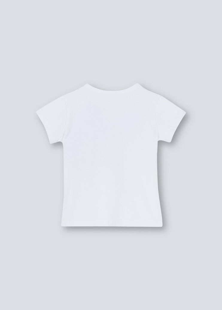 Printed T-shirt with rhinestones White/Heart Liu Jo - large image number 1 Printed T-shirt with rhinestones White/Heart Liu Jo - large image number 1