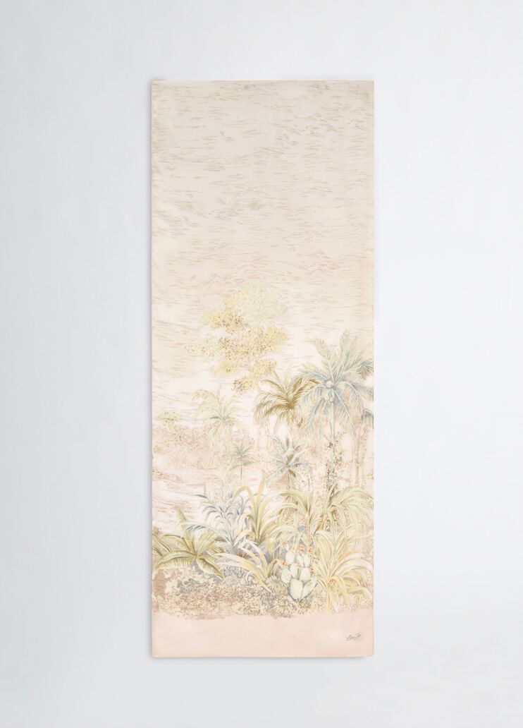 Shawl with print  green Liu Jo - large image number 2 Shawl with print  green Liu Jo - large image number 2