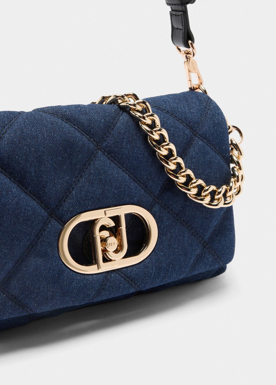 Bolso mediano LaPuffy de denim azul Liu Jo - large image number 4