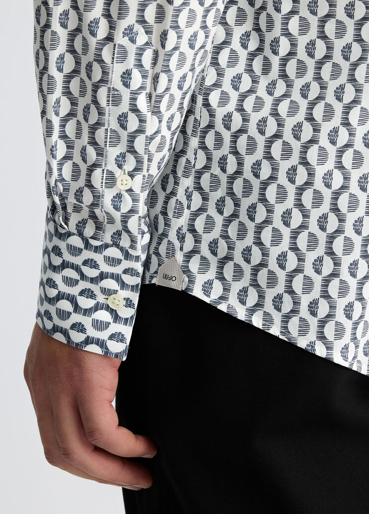 Slim-fit shirt ball print Liu Jo - large image number 4 Slim-fit shirt ball print Liu Jo - large image number 4